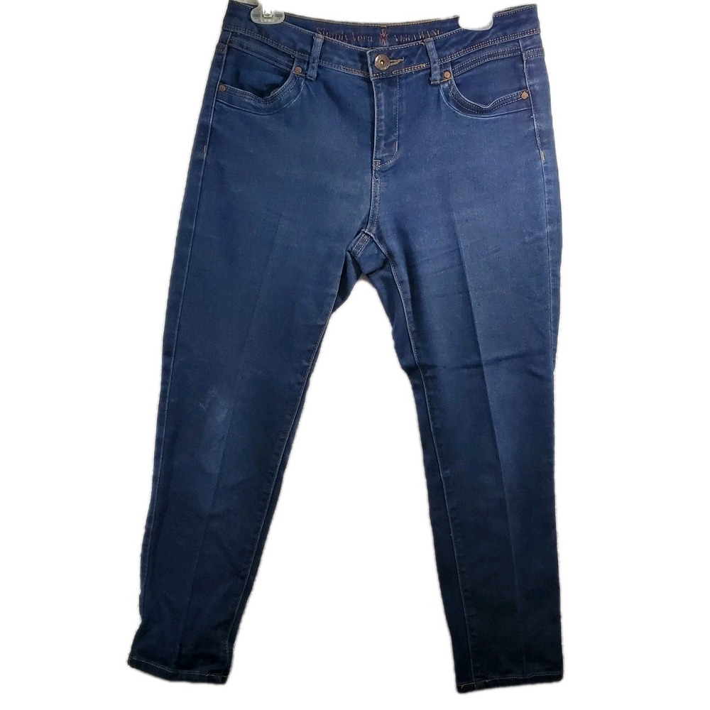 Simply Vera Jeans Womens Size 6 Blue Vera Wang Straight Regular